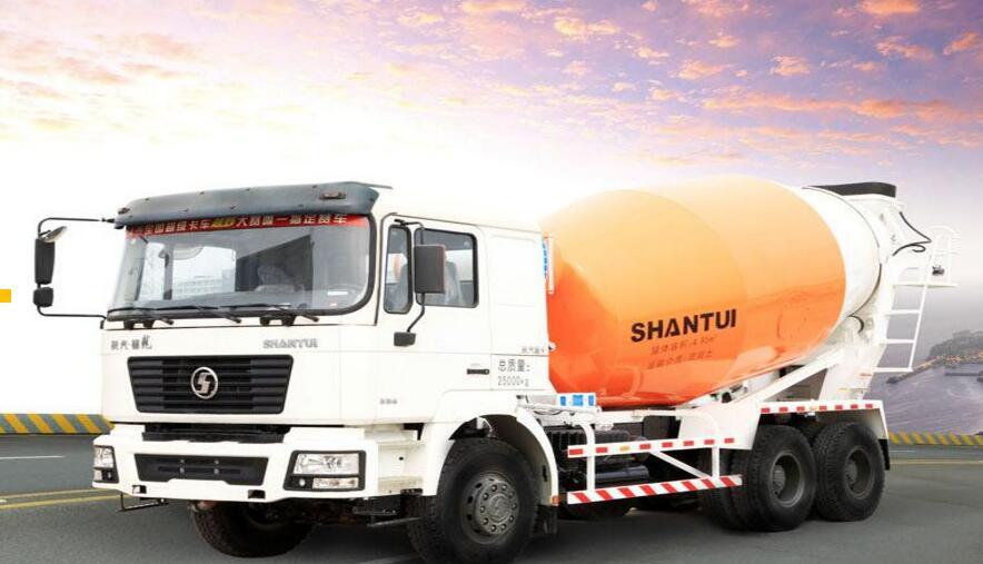 China Shantui 6X4 Concrete Mixer Truck with Pump