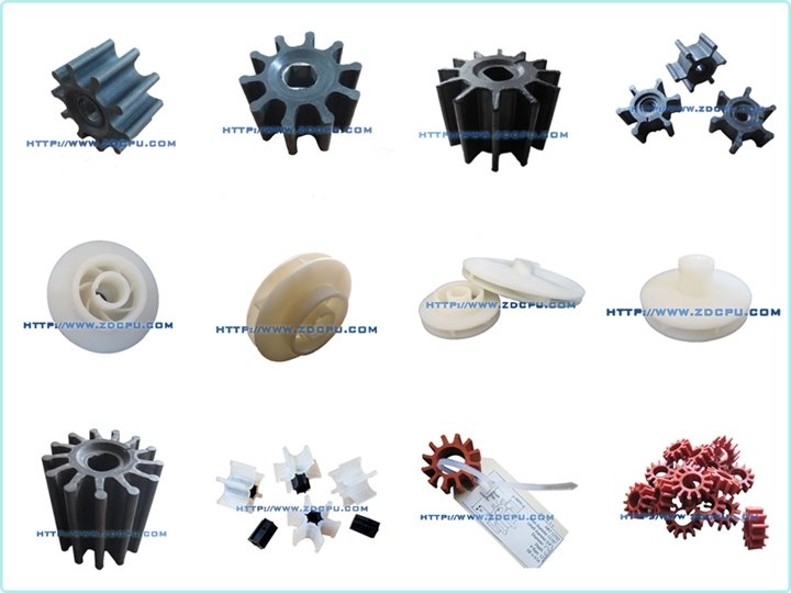 Plastic Drive Gear Base Spare Part / Clutch Coupler Coupling Replace Gear / Rubber Blade Gear