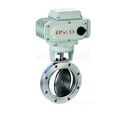Gid High Vacuum Electric Butterfly Bamper Valve