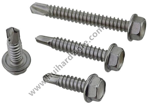 Stainless Steel 410 Flange Hex Head Self Drilling Screws