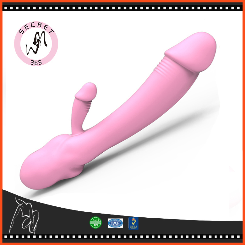 USB Rechargeable G Spot Silicone Vibrator Sex Toys for Woman