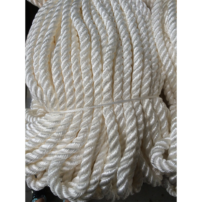 Polypropylene, Polyester Mixed Three Strands Rope Mooring Rope