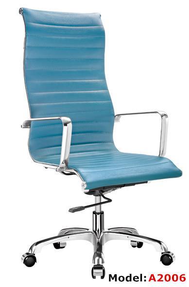 Modern Aluminium Ergonomic Office Leather Executive Chair Furniture (A2006)