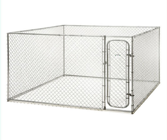 Outdoor Durable Steel Frame Chain Link Large Steel Dog Cage