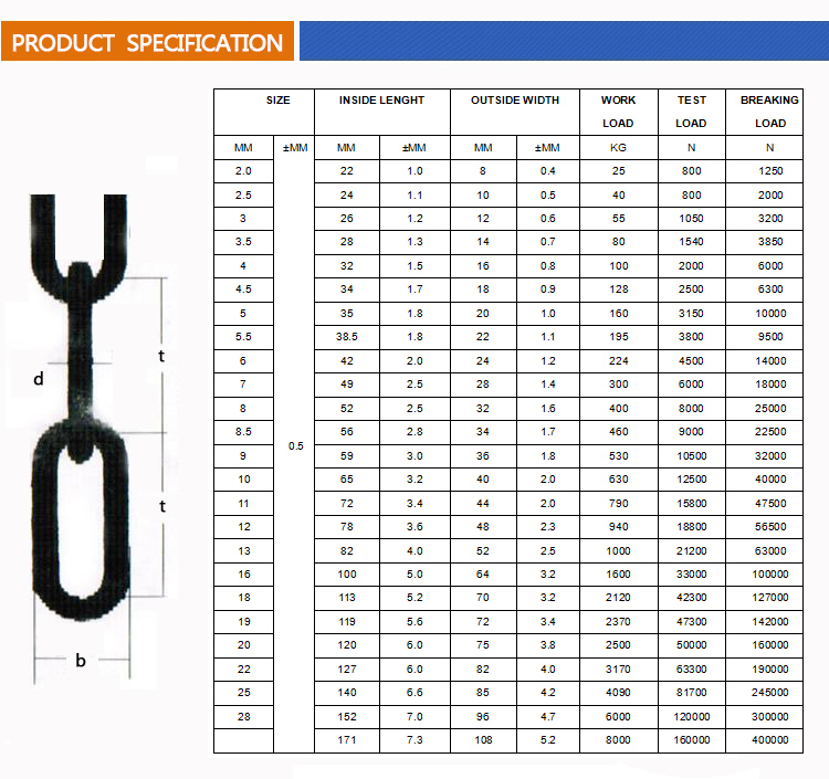 304/316 Stainless Steel Link Chain, Stainless Steel Anchor Chains