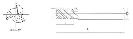 HRC45-60 Tungsten Carbide End Mills