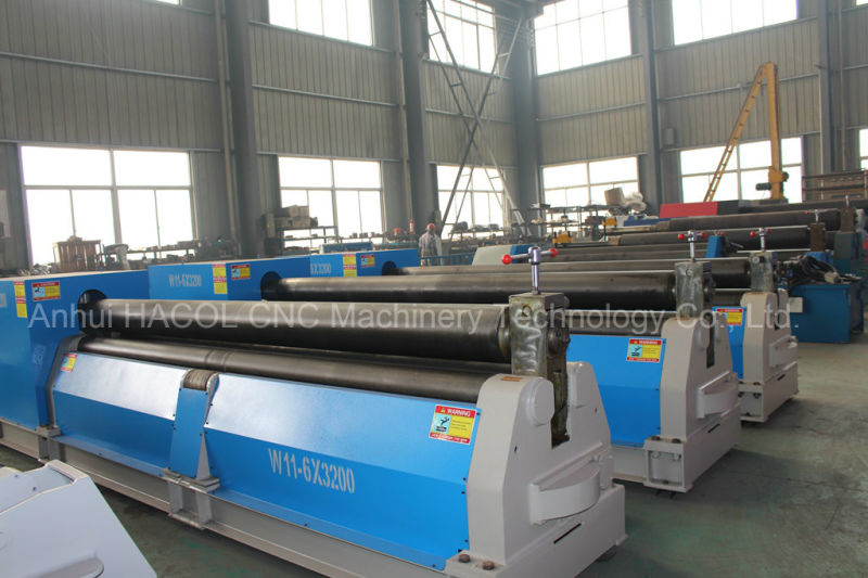 W11-6*2000mm Symmetric Plate Rolling Machine/ W11 Mechanical Type 3 Rollers Rolling and Bending Machine/Pipe Forming Machine