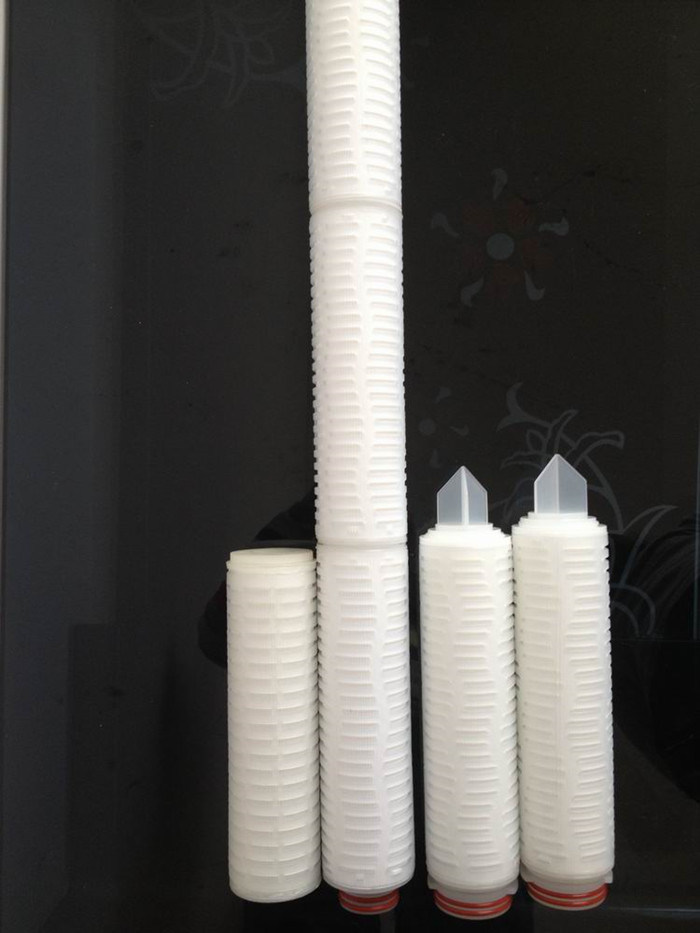 10 '' 20 Zoll Pes gefaltete Filterpatrone 0.2um 0.45 Micron für Pharmazeutika und Chemikalien