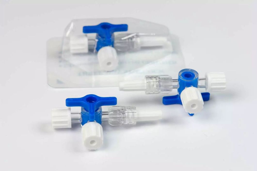 Disposable Medical Three -Way Stopcock CE ISO Approved