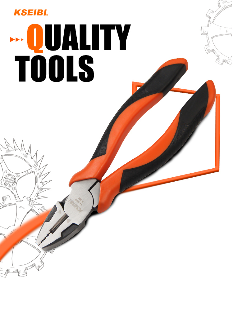 Professional Industrial Cr-V 8inch Combination Plier for Cutting