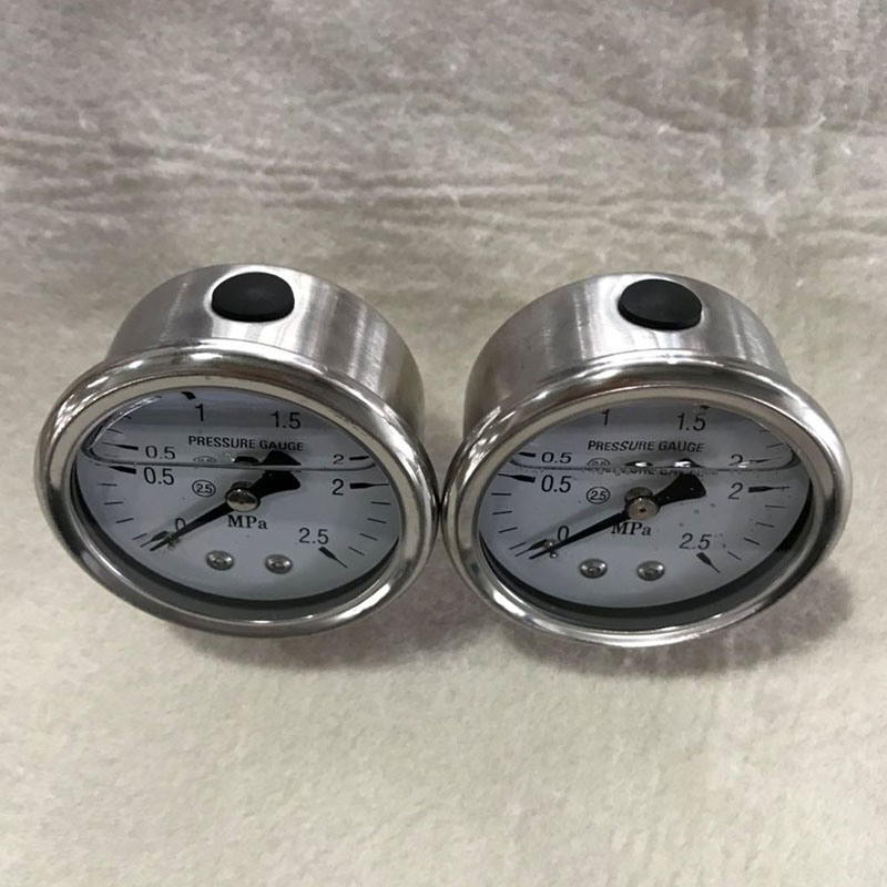 Glycerin Filled Indutrial Stainless Steel Pressure Gauge for Pump