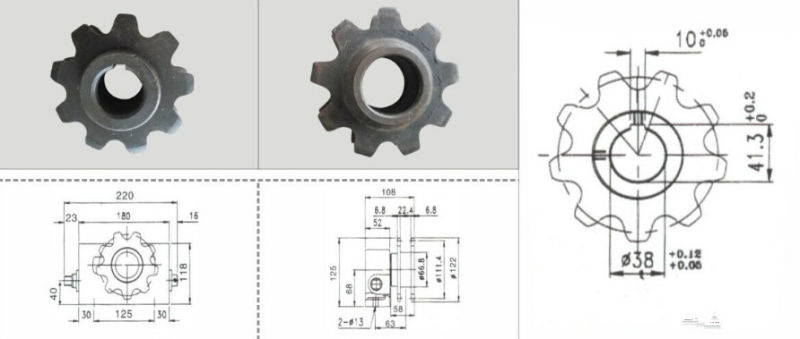 P37A 9 Teeth/11 Teeth Chain Sprocket