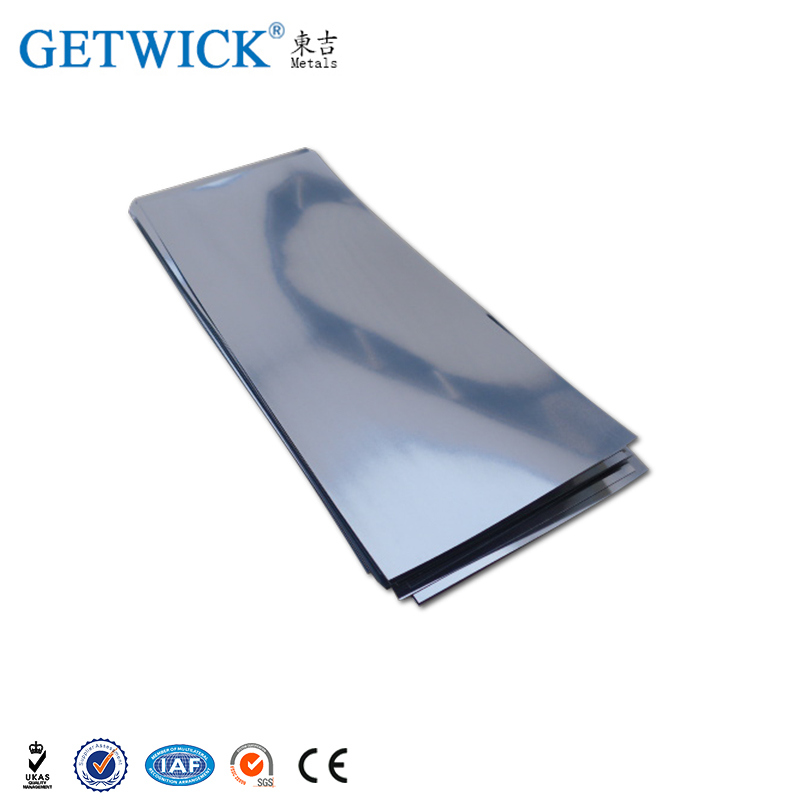 Purity Reached 99.95% Tungsten Plate for Electromagnetic Wave Shielding Mate