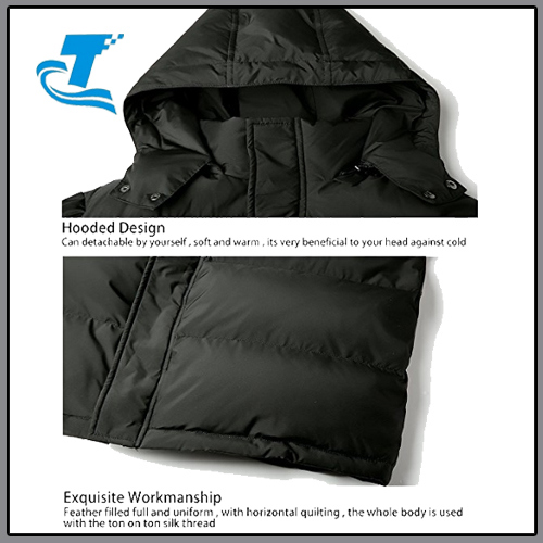 Men's Long Style Warm Down Jacket