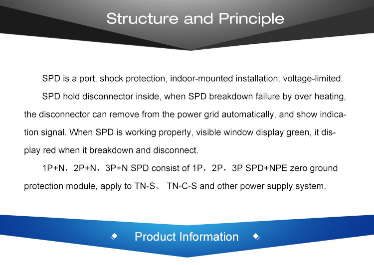 PV Surge Protection Device DC Lightning Arrestor 1000V DC Power Voltage Protection Modular Solar SPD