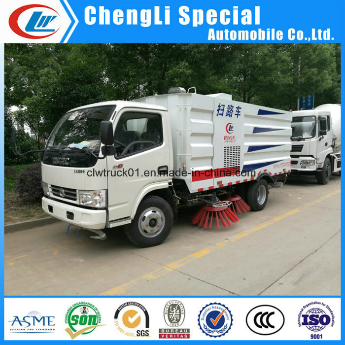 Clw 4X2 Dongfeng 5cbm Stainless Steel Water Tank Road Sweeper Truck