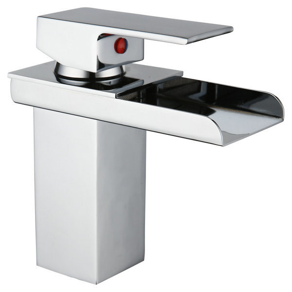 Waterfall Basin Faucet with Chrome Plated