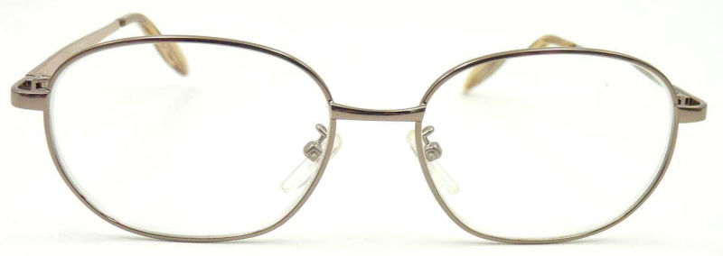 RM17058 Big Frame Metal Reading Glass with AC Lens Unisex Style