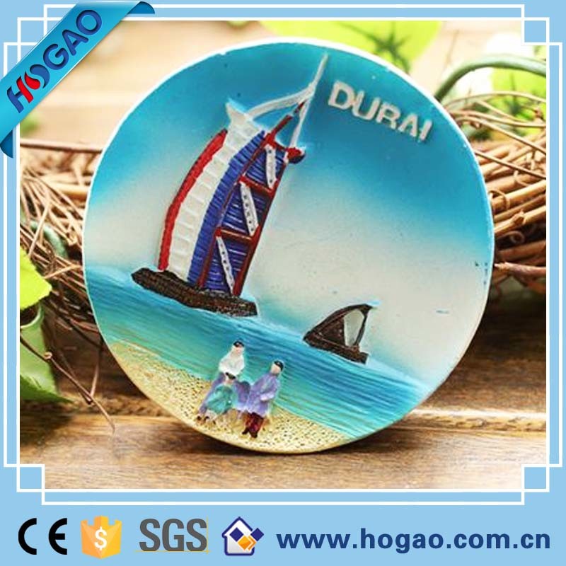 3D Sailing Boat Marine Polyresin Souvenir Fridge Magnet