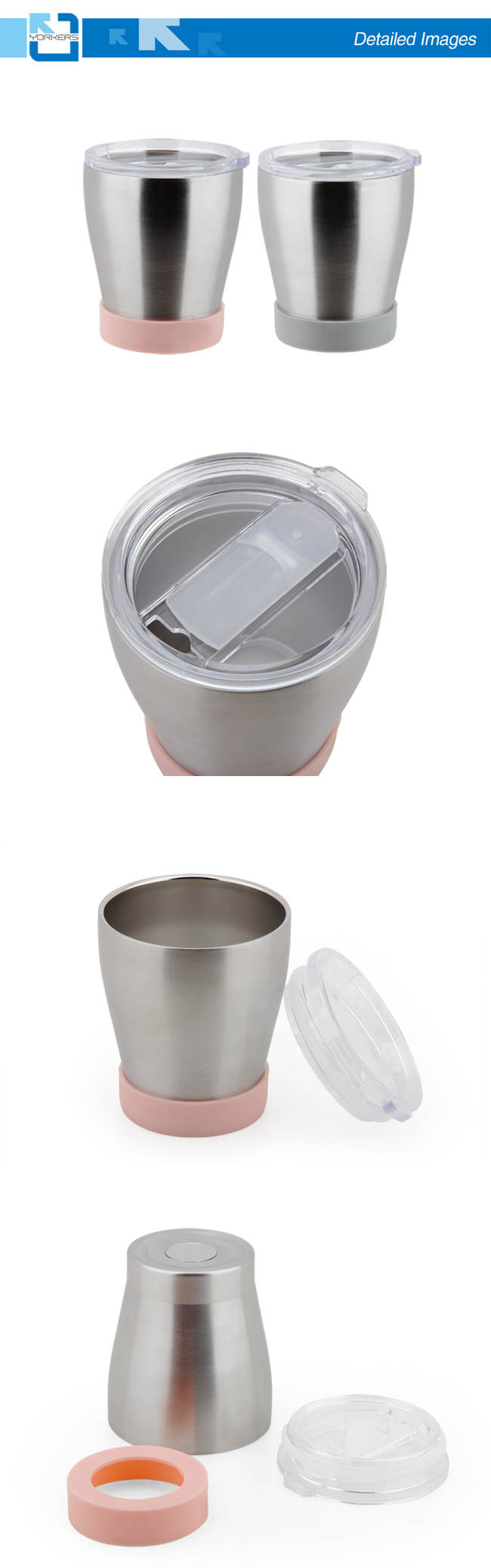 Double Wall Vacuum Stainless Steel Coffee Mug & Cup with Cold & Hot Insulation Function