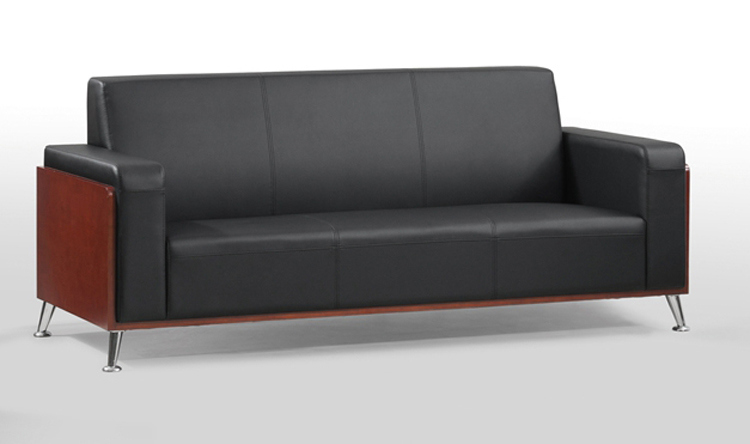 Concise Office Furniture Modern Sectional Leather Office Sofa