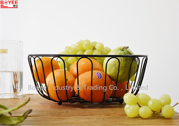 China Supplier Storage Metal Wire Fruit Holder Rack Basket Stand