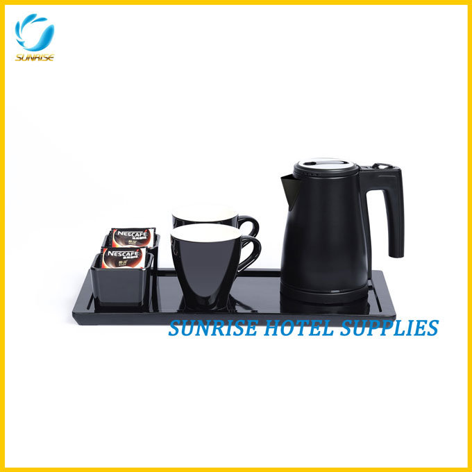New Arrival 5 Star Hotel Welcome Tray Set with Mini Kettle