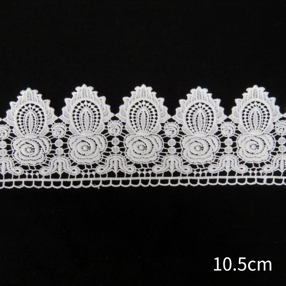 Water Soluble Lace Fabric Embroidery Chemical Guipure Lace for Women Clothes