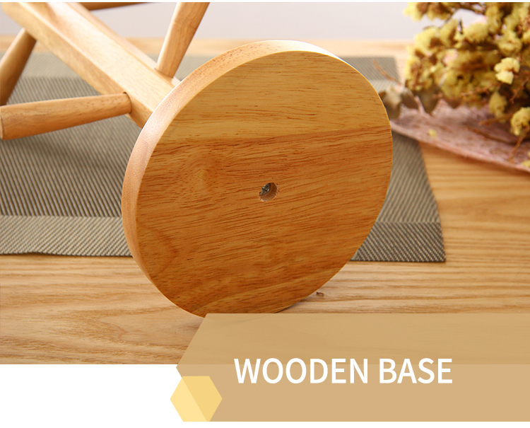 Hot Sale Kitchen Bamboo Wooden Drying Cup Rack