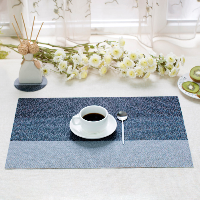 Environmentally Friendly Insulation PVC Rectangle Placemat