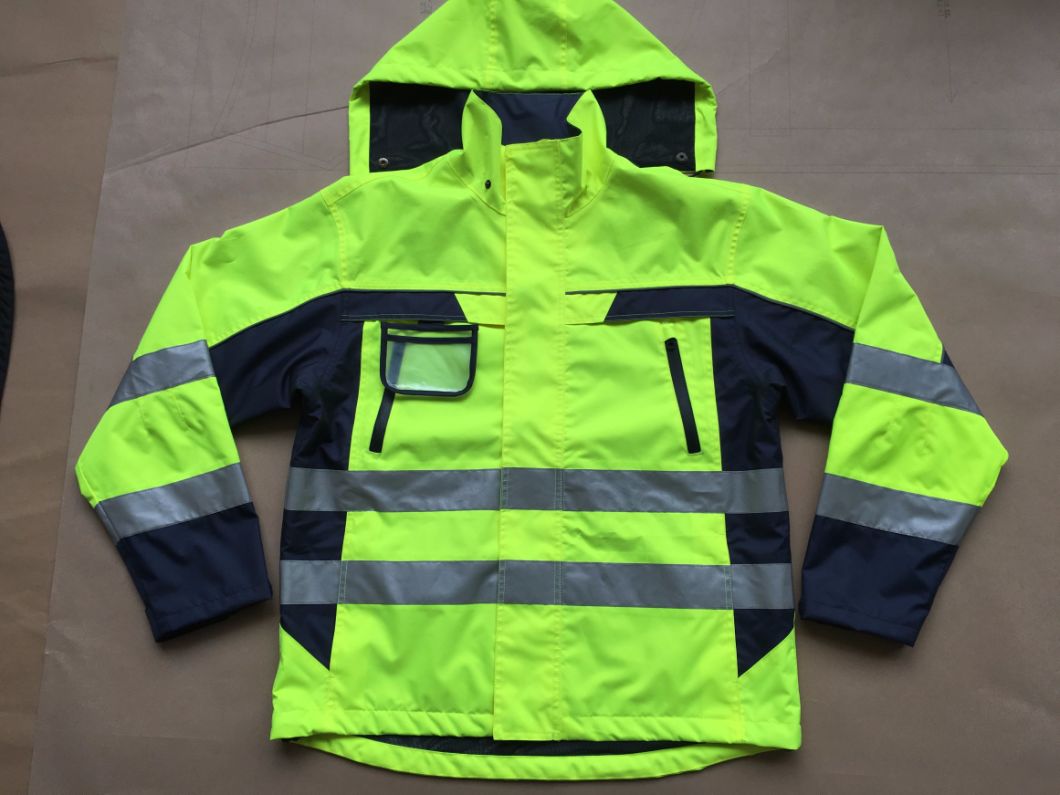 Safety Waterproof Breathable Reflective Jacket