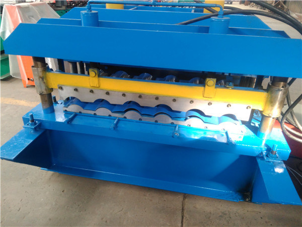 Glazed Aluminum Color Roof Sheet Tile Cold Roll Forming Machine