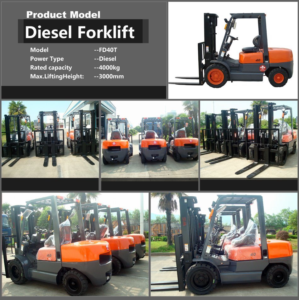 High Quality Fd40t 4 Ton Diesel Forklift