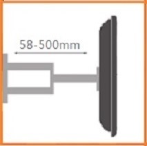 Suitable for Most 40-70 Inch Tilt & Swivel TV Wall Mount Bracket