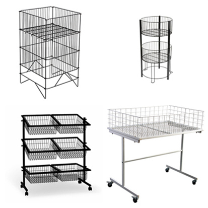 Wire Mesh Display Shelf Rack Wire Mesh Panel Stand