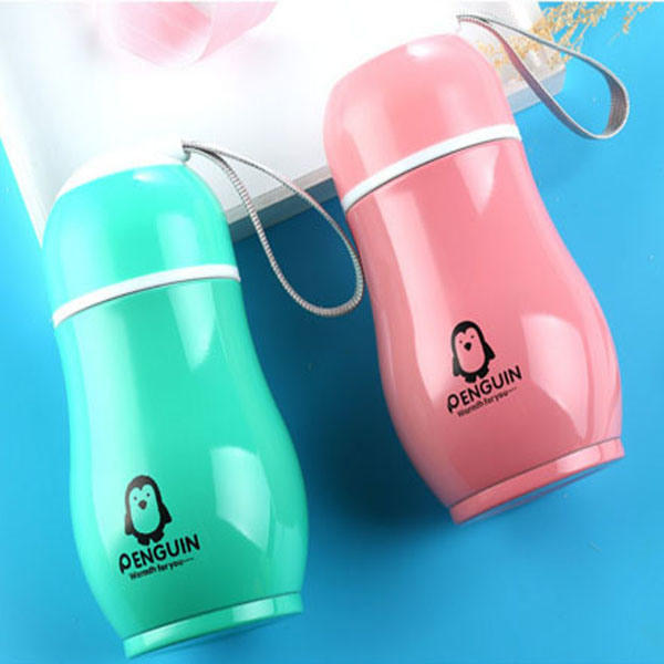 Hot Double Stainless Steel Insulation Cup Cartoon Portable Fashion Mug