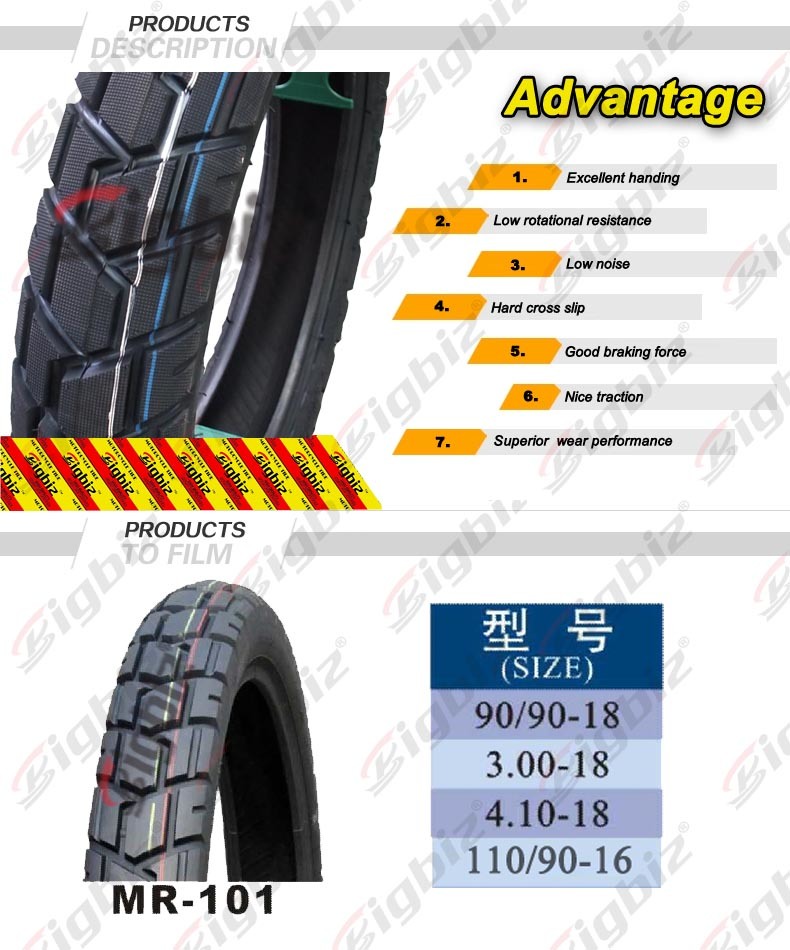 Made in China 3.60-18 Kampuchea Tyre Motorcycle Tire