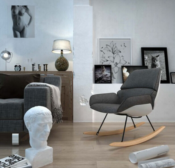 Soft Sofa Relax Lounger Nino Rocking Chair