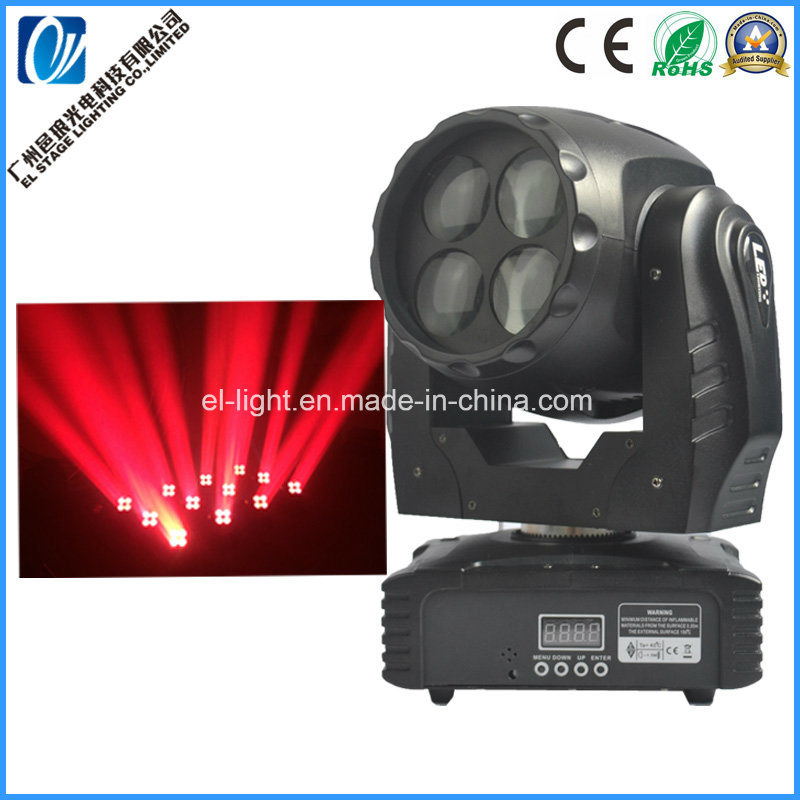 Super Bright Mini LED Beam Moving Head Light with Rainbow Effect 3 Color Wheels