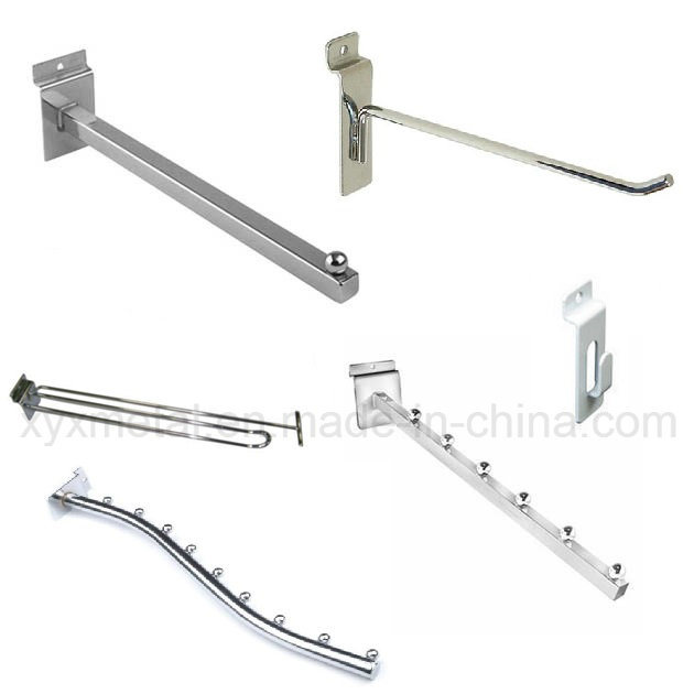 Double Wire Exhibition Shop Fitting Display Hooks with Price Tag