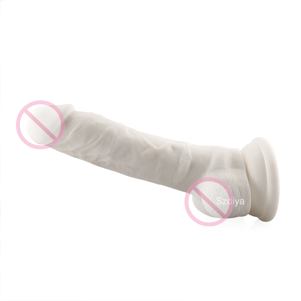 High Quality Emulational Silicon Sex Toy for Female (DYAST412SA-W)