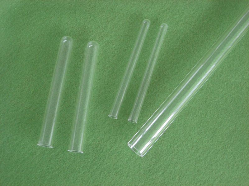 Polishing Round Bottom Clear Quartz Test Tube