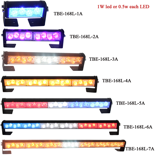 High Intensity Super Bright LED Strobe Lights with Traffic Advisor