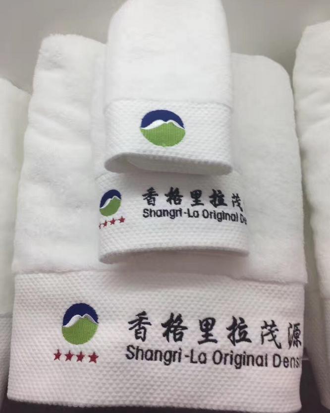 Embroidery Cotton Bath Towel for Hotel