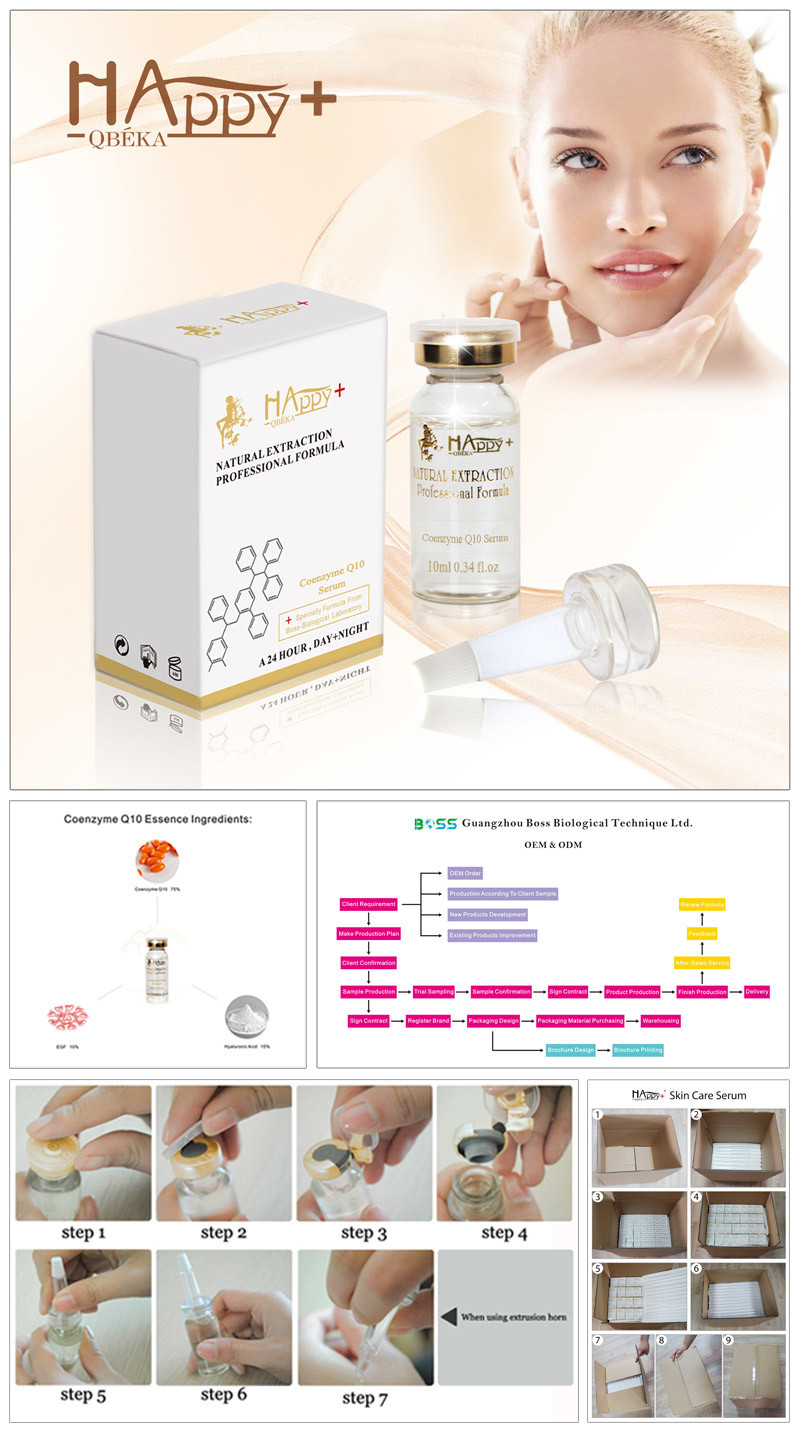 Unique Best Happy+ Qbeka Coenzyme Q10 Face Anti-Aging Serum Cosmetic