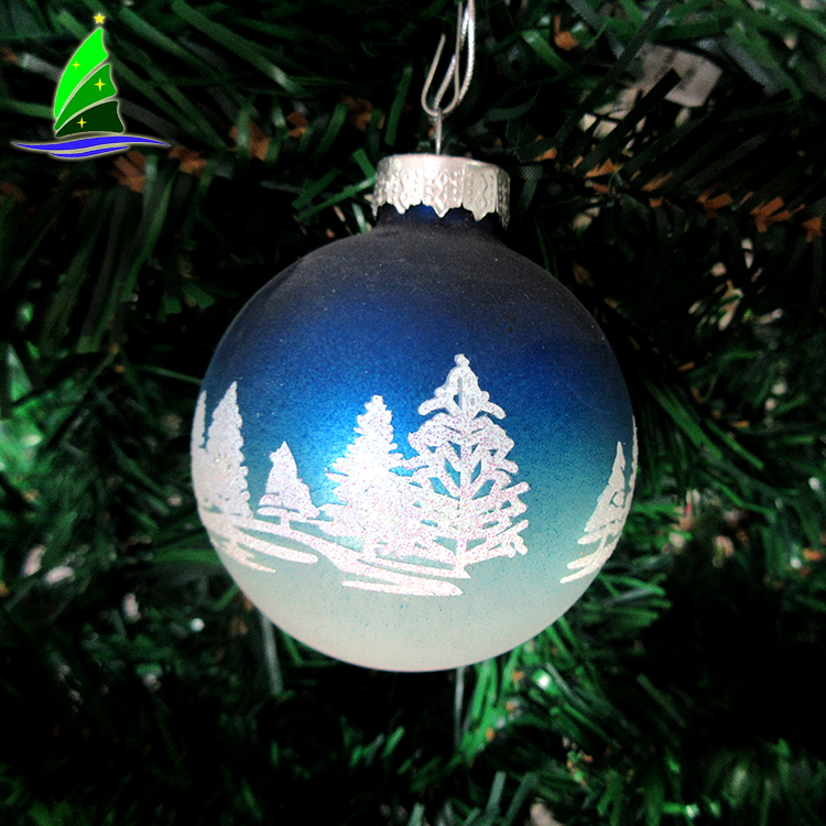 Hanging Glass Xmas Ball Hanging Glass Xmas Ball