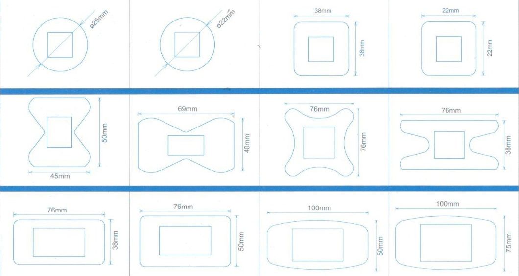 Wound Care Customized Adhesive Plaster Band with Ce FDA