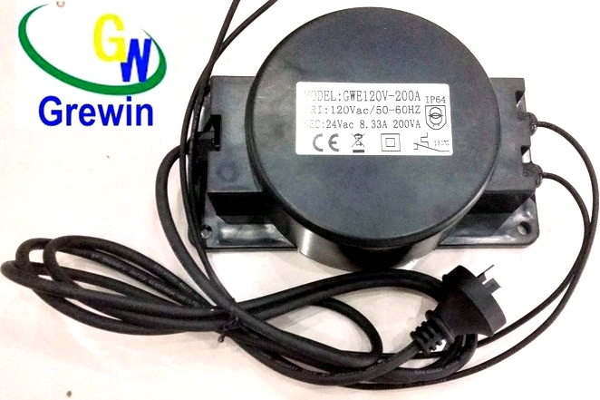 200va Waterproof Outdoor Toroidal Transformer for Swimming