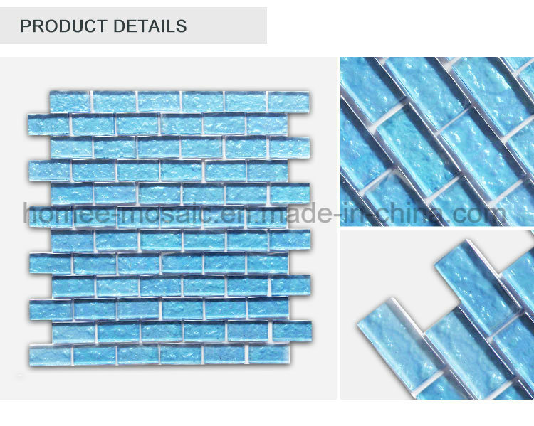 Wholesale Factory Blue Floor Tile Swimming Pool Mosaic Tile