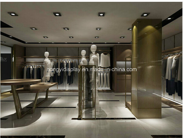 Men Garment Footwear Shopfitting, Men Clothes Shop Decoration, Store Display Fixtures